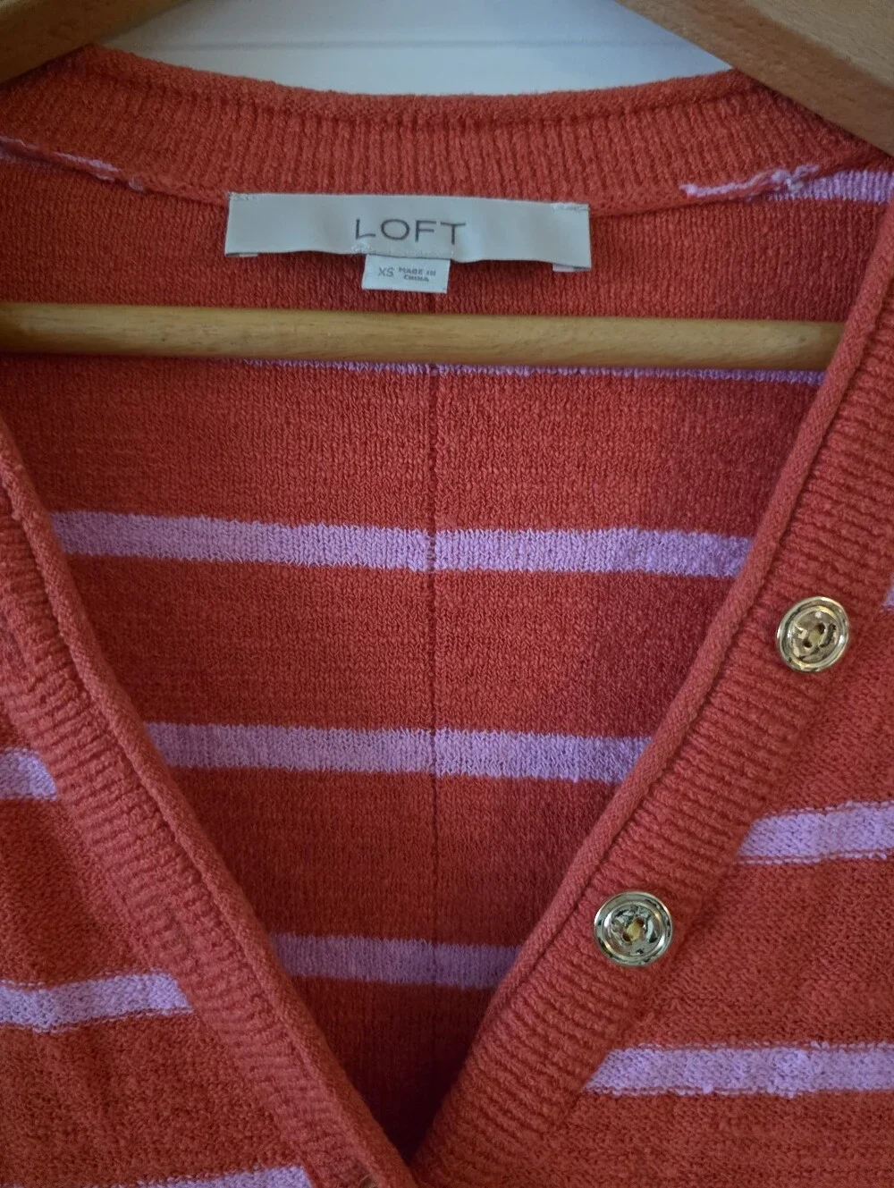 LOFT preppy striped